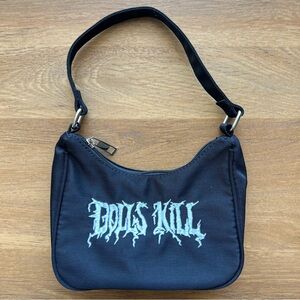 Black Shoulder Bag by Dolls Kill